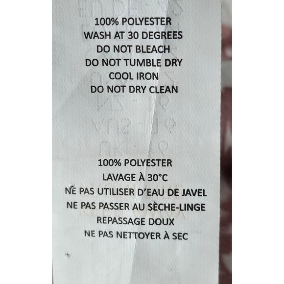 BOOHOO WOMENS MIDI SKIRT - PINK SATIN SPLATTER DOT - HIGH SLIT - SIZE 12 - Picture 8 of 10